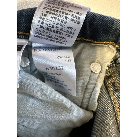 Levi's 511 Denim Straight Jeans Men's Size 30X32 (30x29.5) - Picture 10 of 11